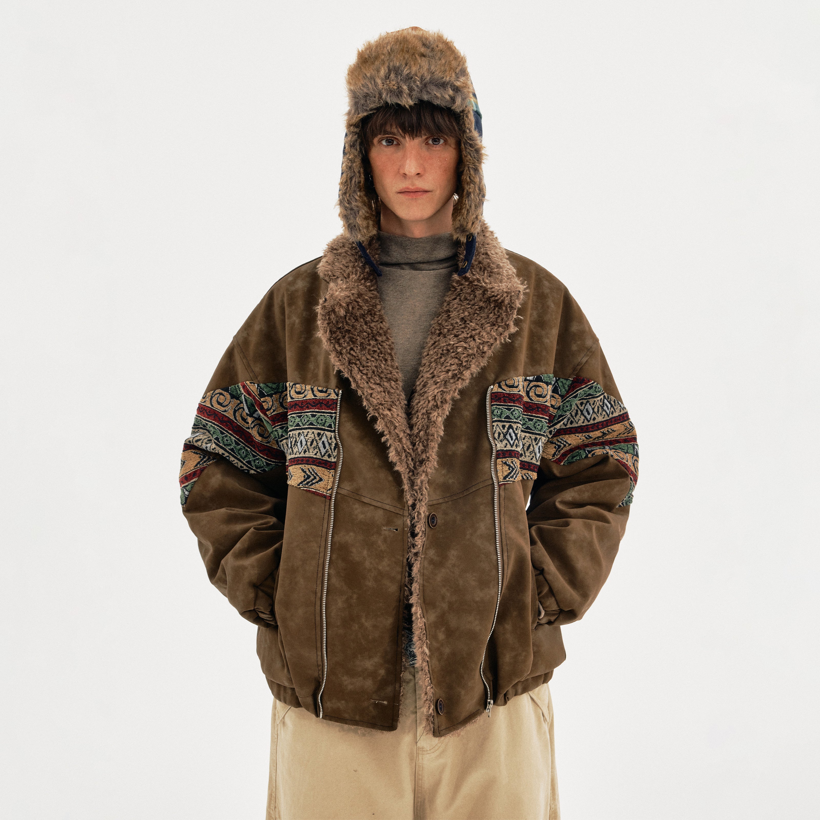 MADWITCH FOLK SUEDE PARKA #MY0210