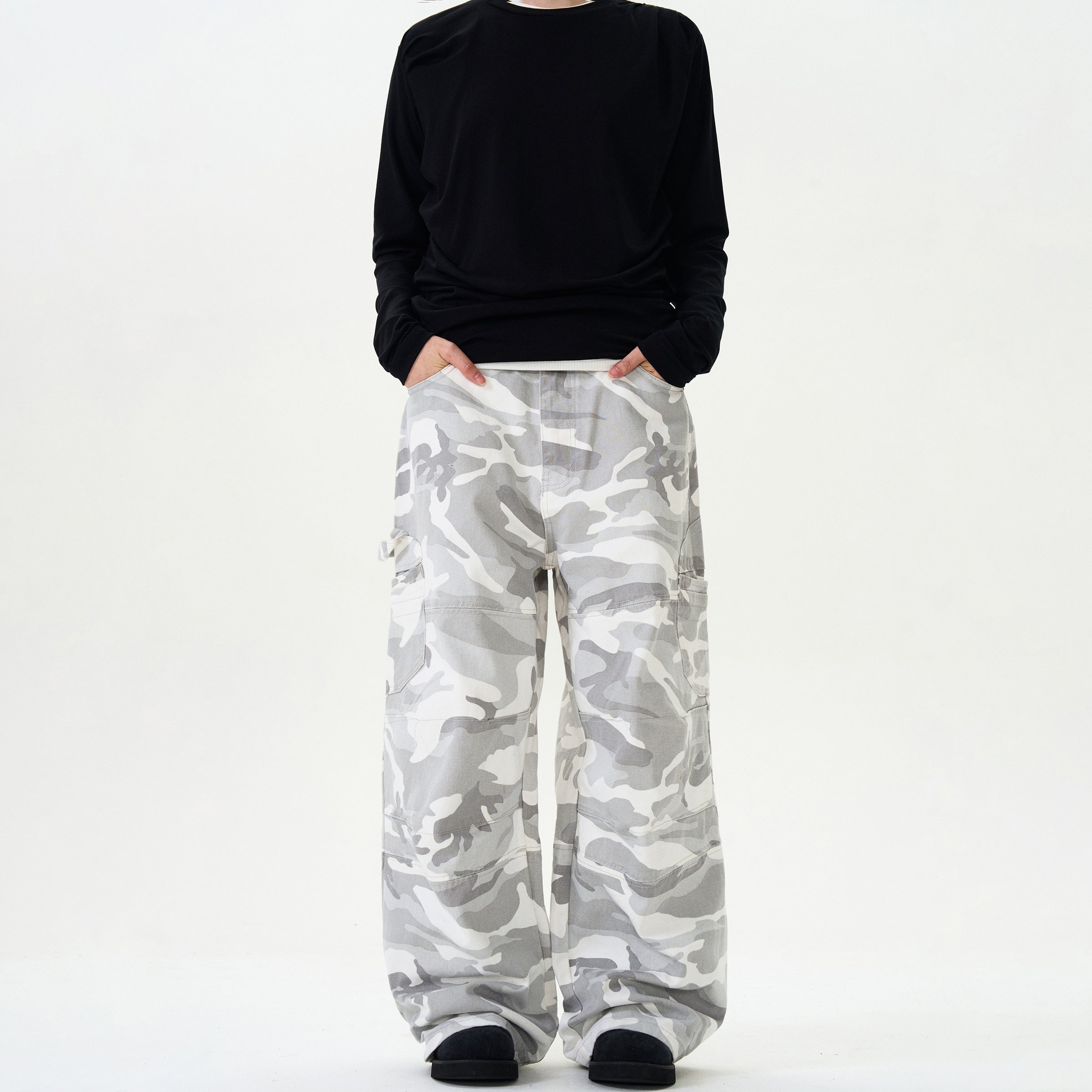 MADWITCH CAMOUFLAGE CARGO DENIM JEANS #58226