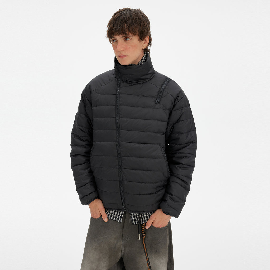 MADWITCH MINIMALIST ZIP PUFFER JACKET #BM313