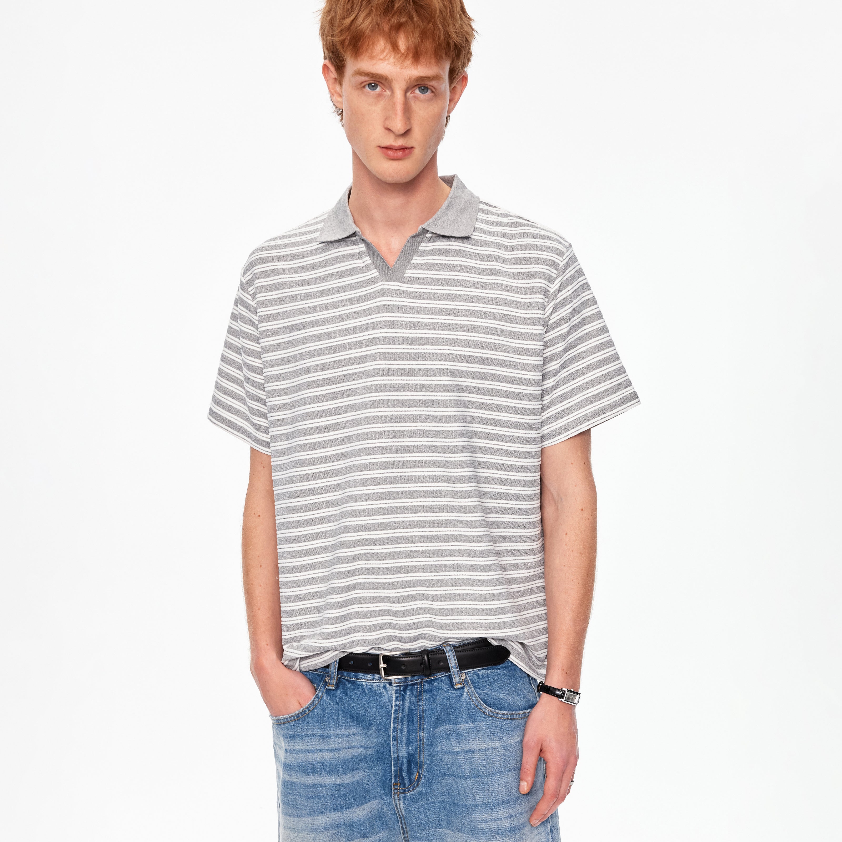 MADWITCH STRIPED SHORT TEE #20505