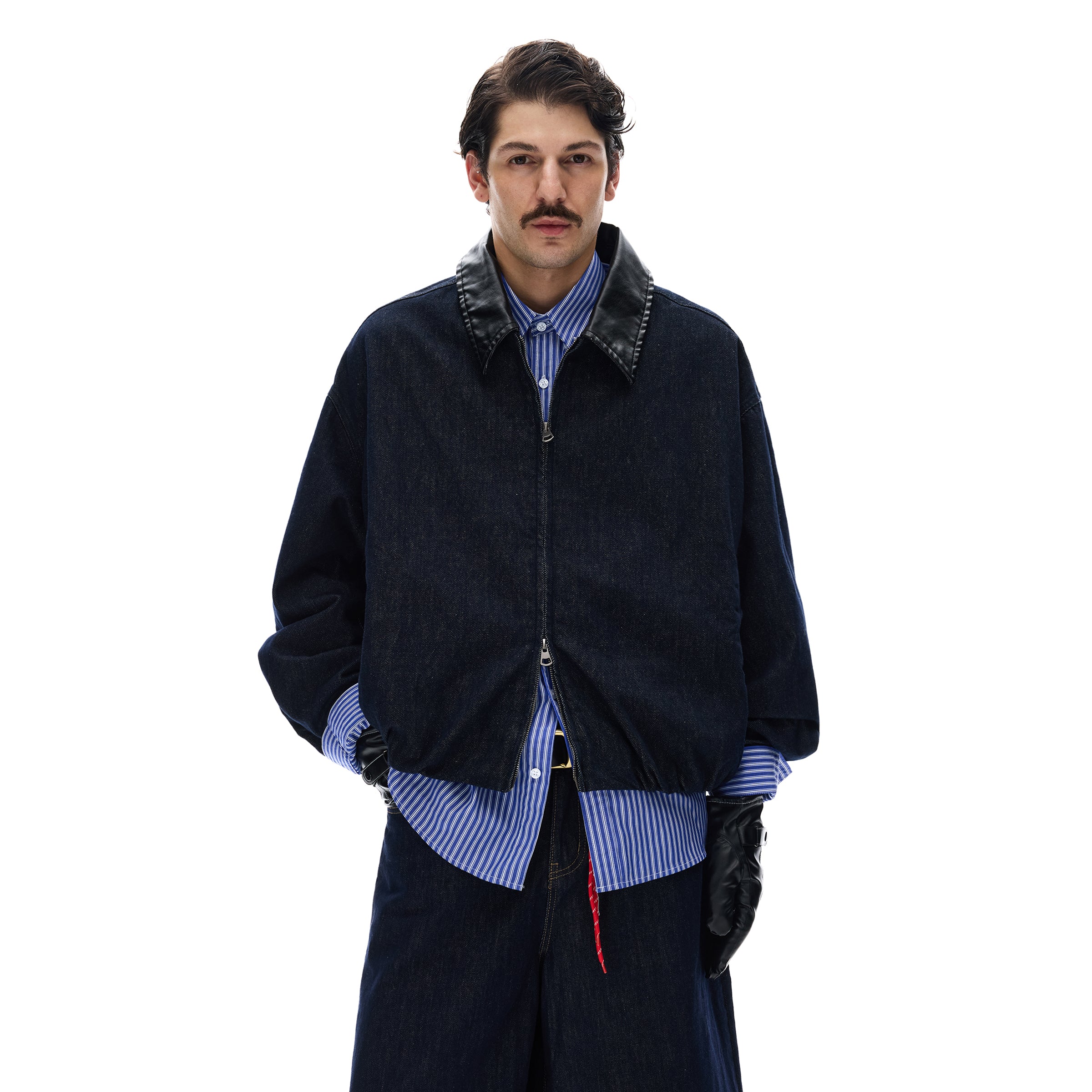 MADWITCH WASHED LEATHER DENIM #CW1238