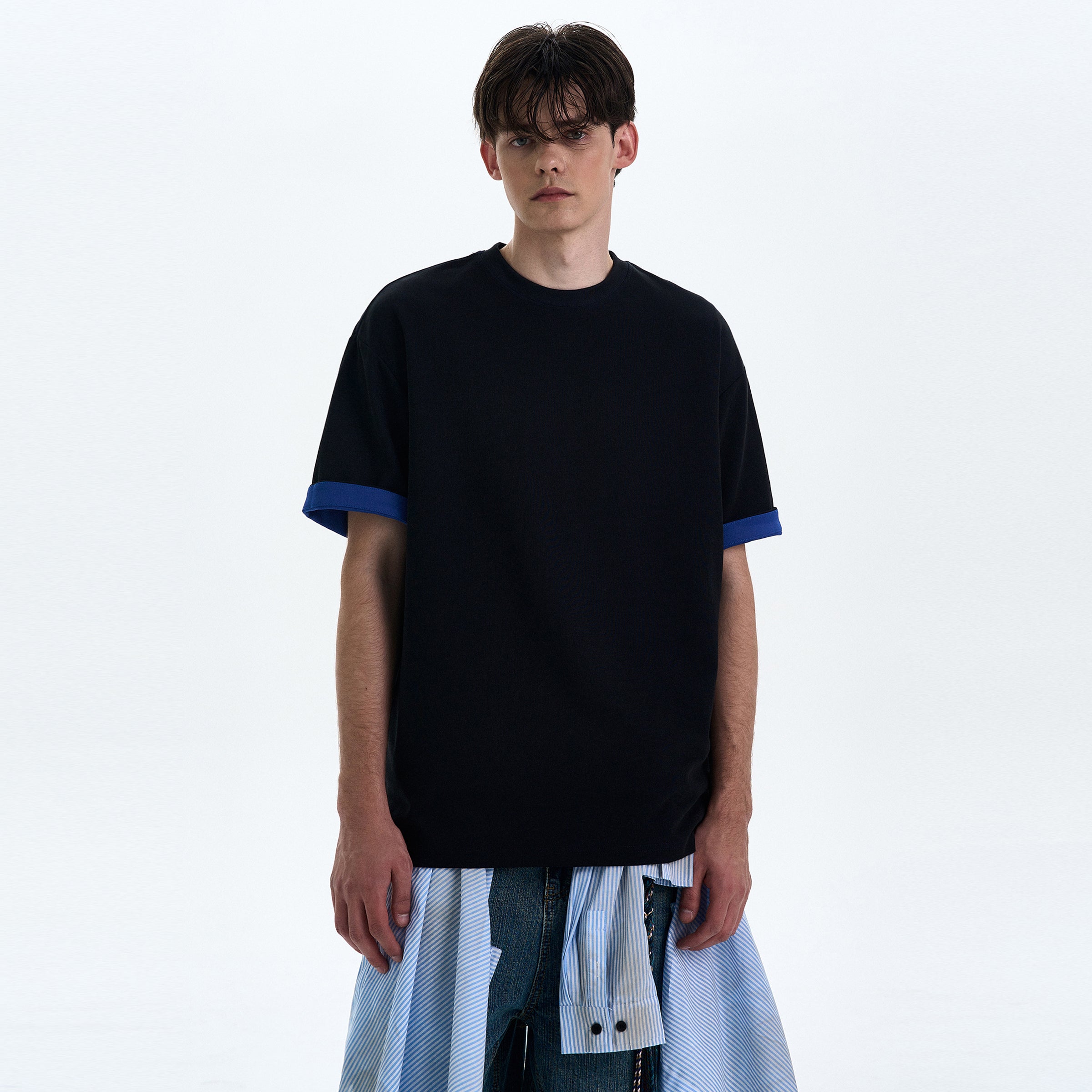 MADWITCH COLOR BLOCK SHORT TEE #C1980C25