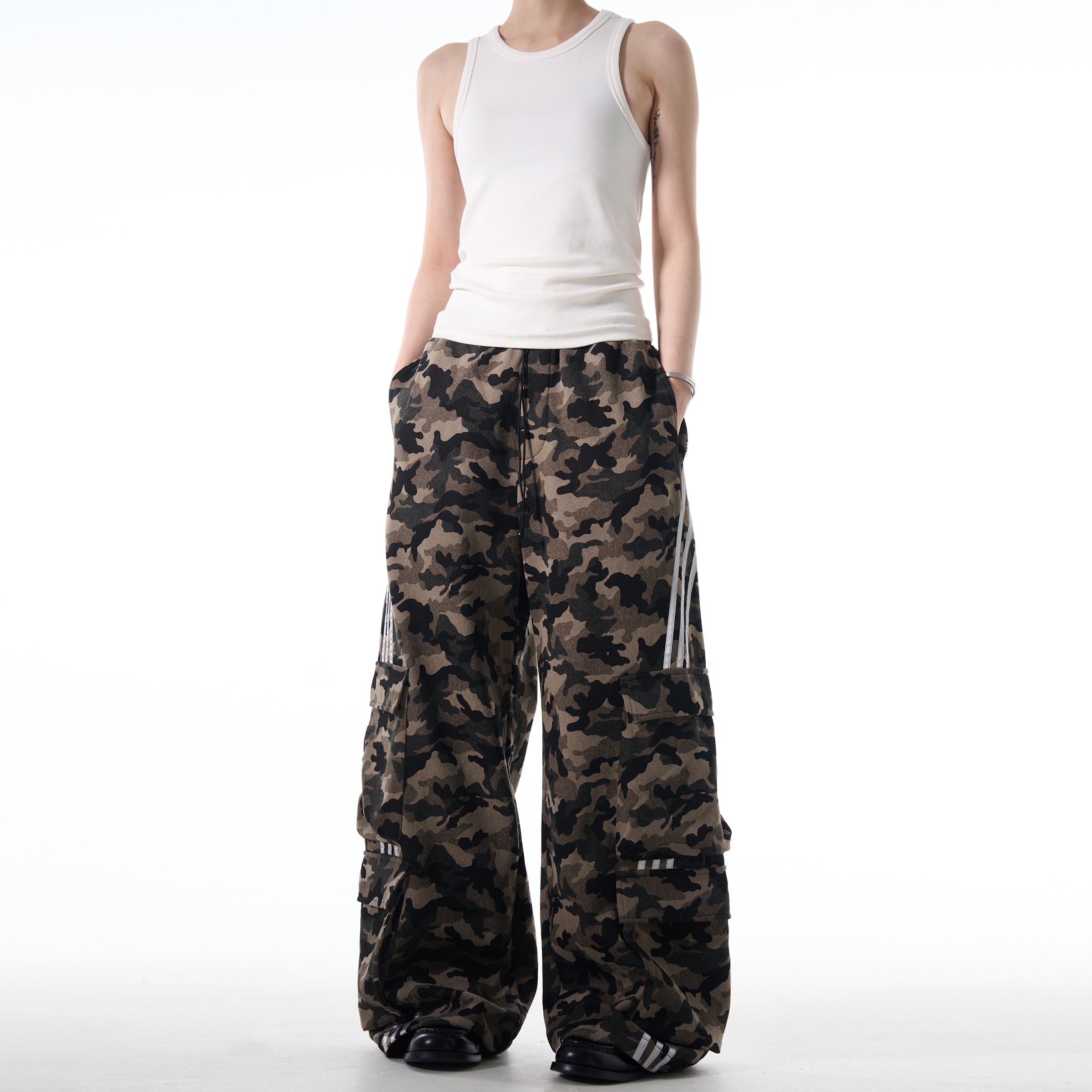 MADWITCH CAMO CARGO PANTS #RK174