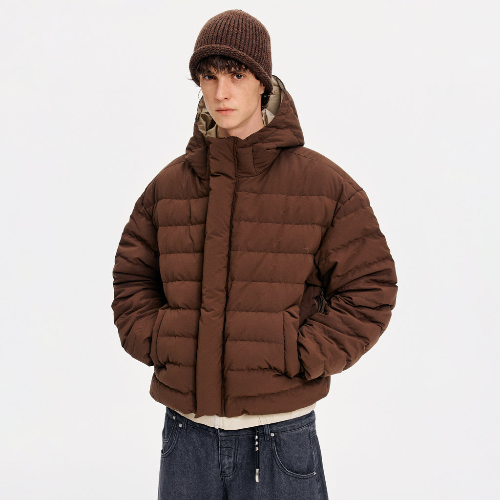 MADWITCH QUILTED HOODED DOWN JACKET #880651