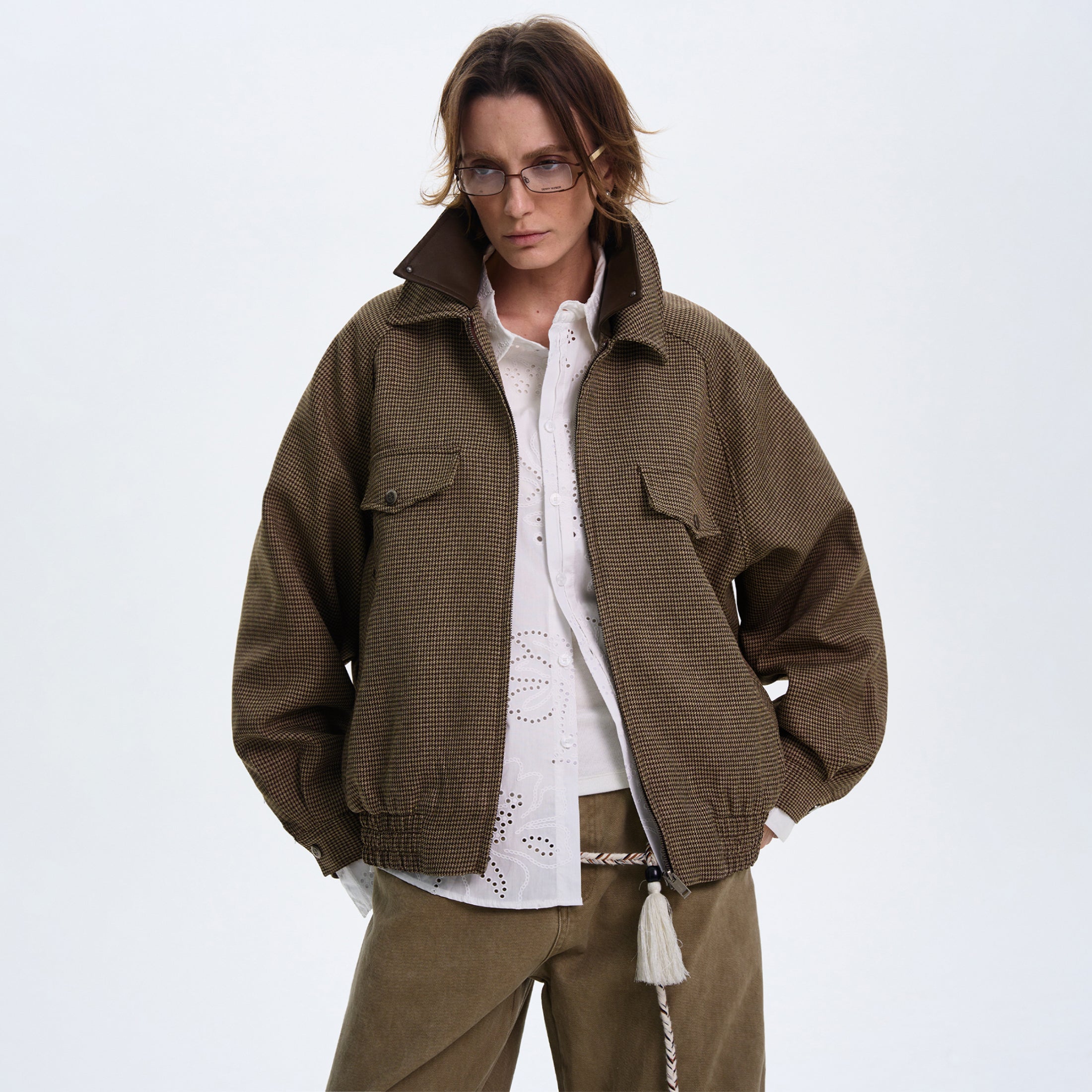 MADWITCH OLD MONEY DOUBLE-COLLAR JACKET #990503