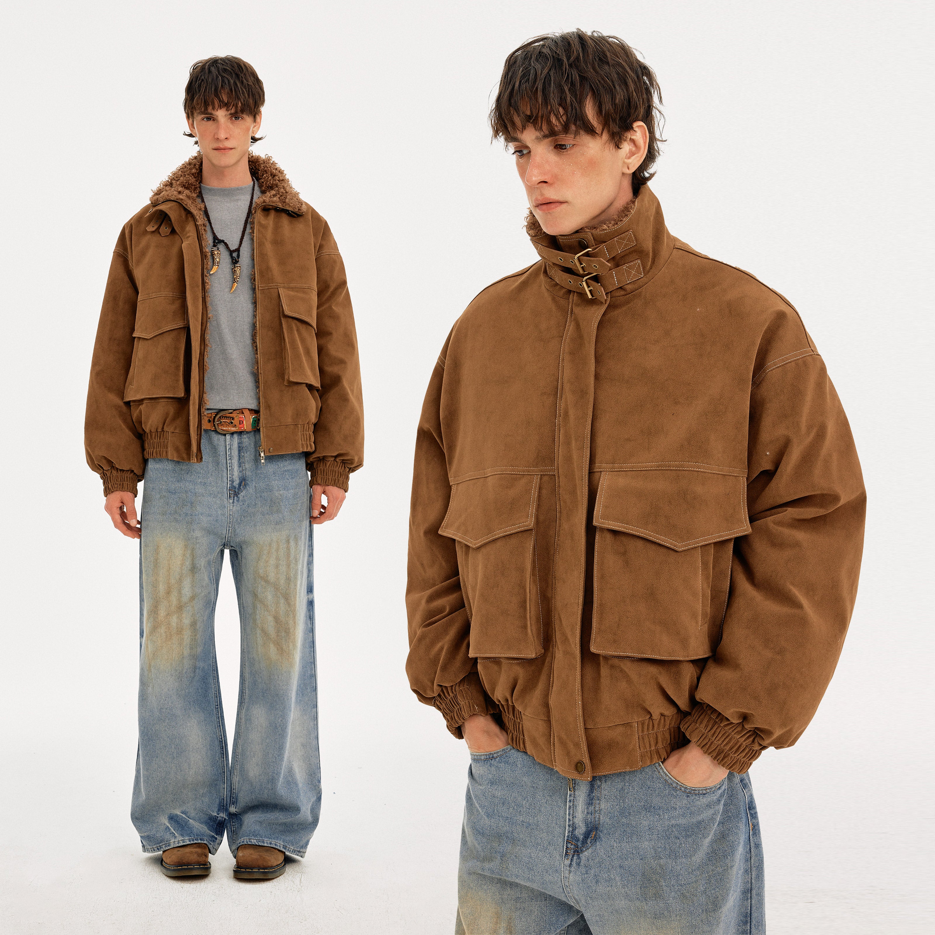 MADWITCH VINTAGE FUR PARKA #AW25506