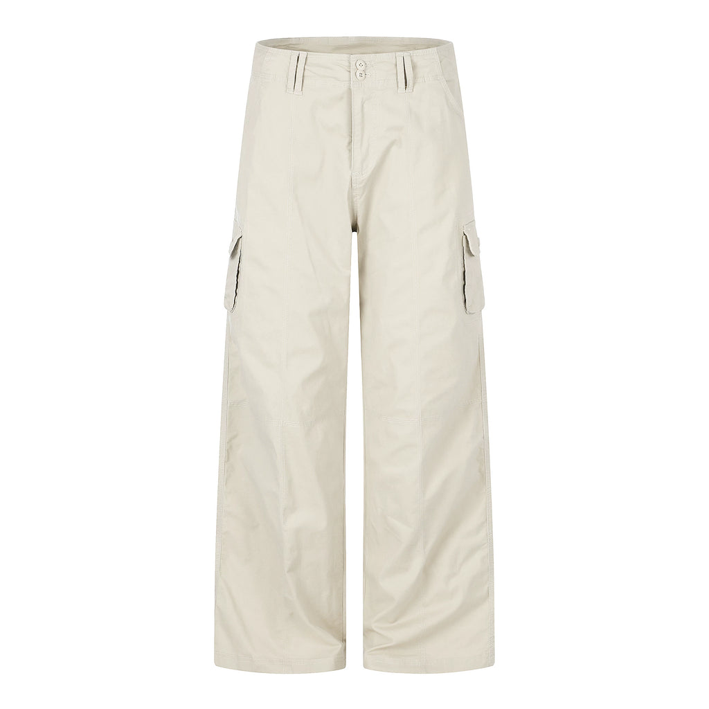 MADWITCH MULTIPOCKET CARGO WIDE-LEG PANTS #CN61010