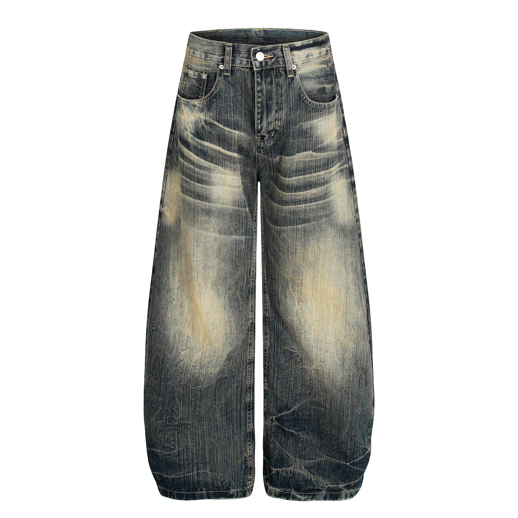 MADWIT VINTAGE WHISKER JEANS #G6898