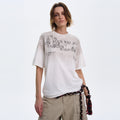 MADWITCH LETTER PRINT SHORT SLEEVE #MD3635