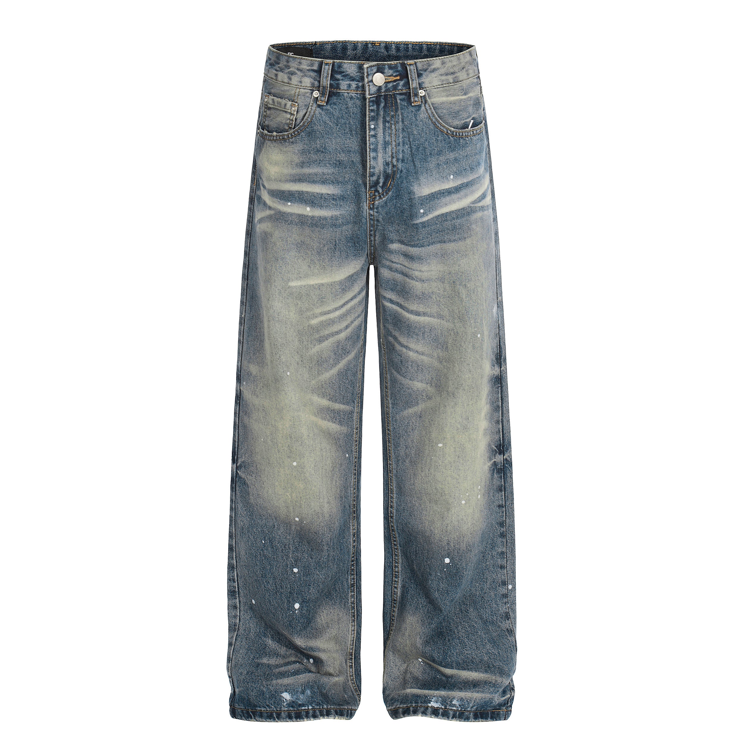 MADWIT INK SPLATTER JEANS #G6942