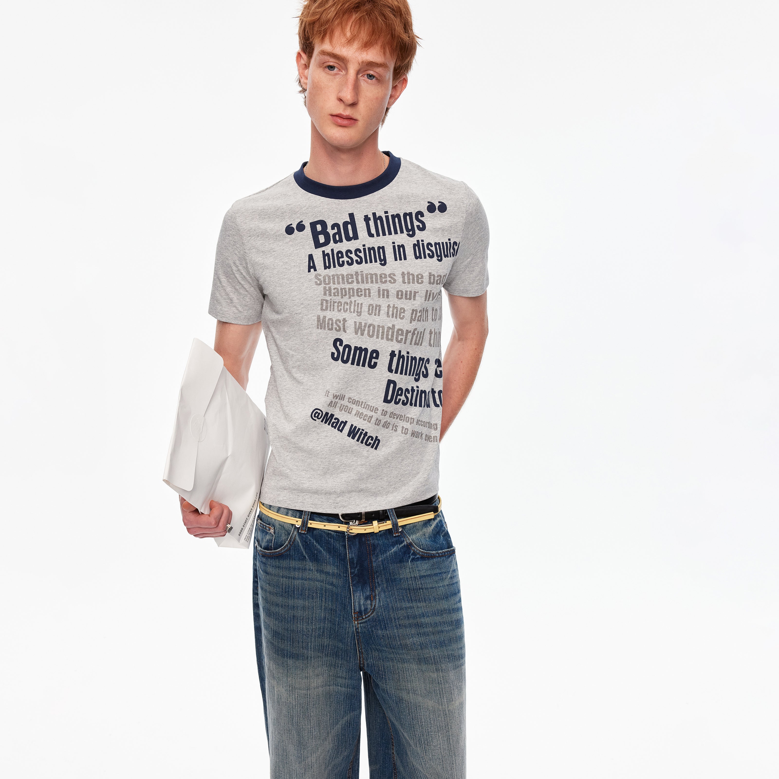 MADWITCH AMERICAN COLORBLOCK TEE #MD4318 - MadWitch Store