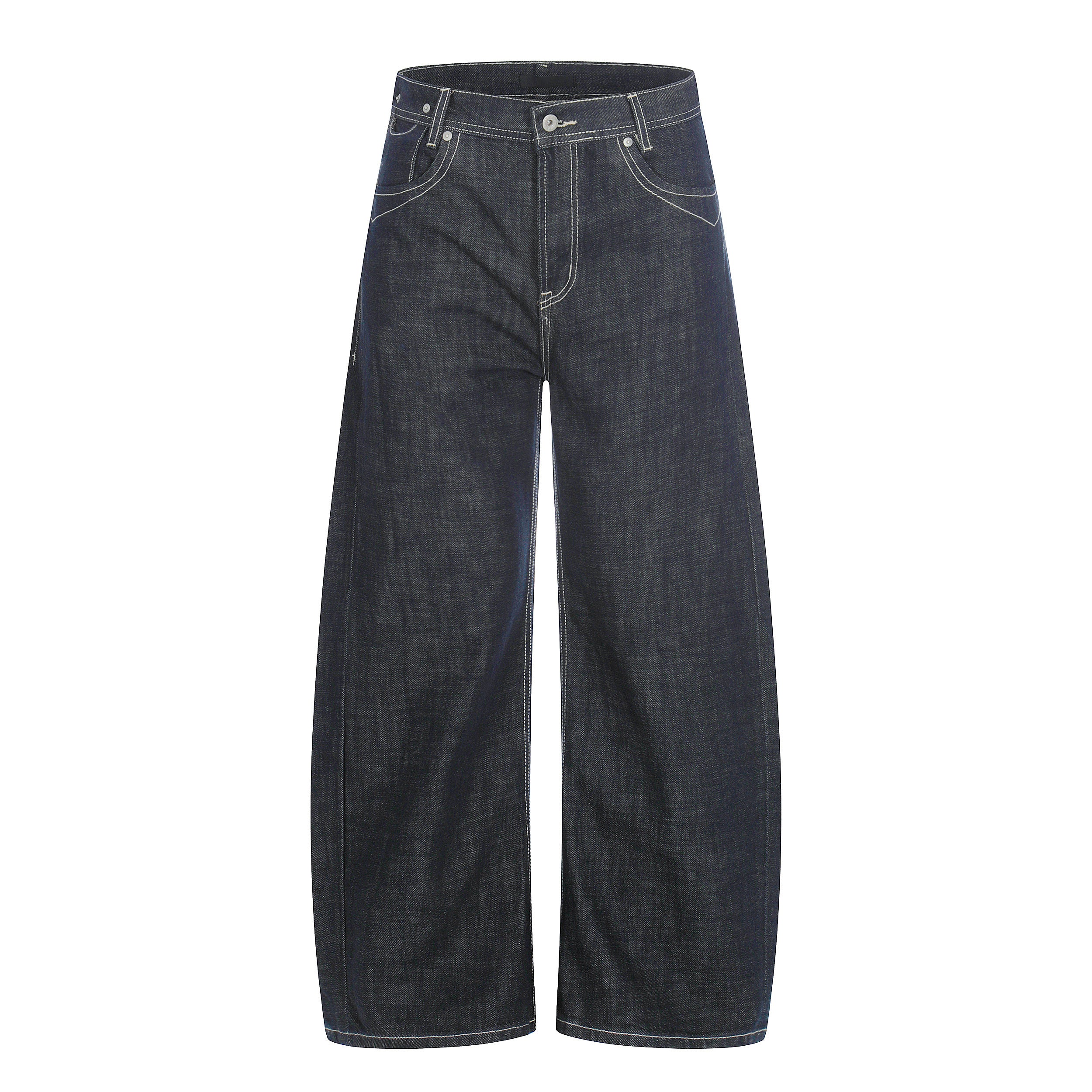 MADWIT VINTAGE RAW WIDE JEANS #GPC9782