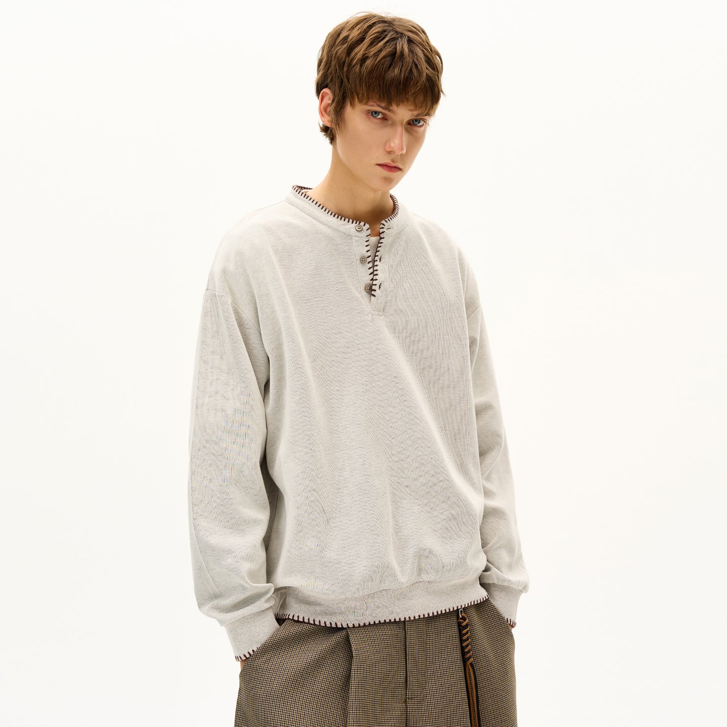 MADWITCH UNISEX RELAXED FIT CASUAL LONG SLEEVE #C258Q25