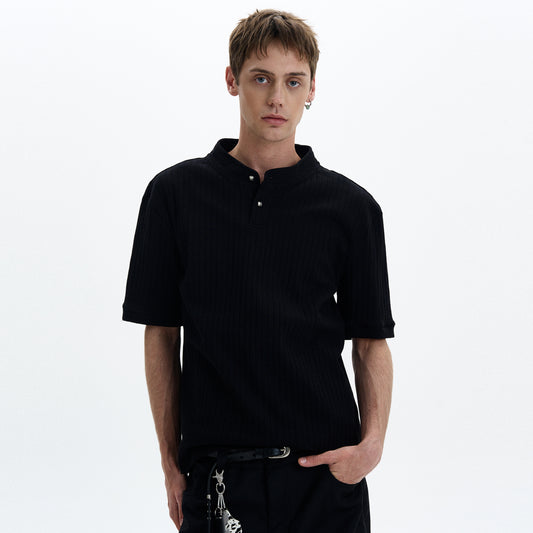 MADWITCH HENLEY NECK SHORT SLEEVE #G1343