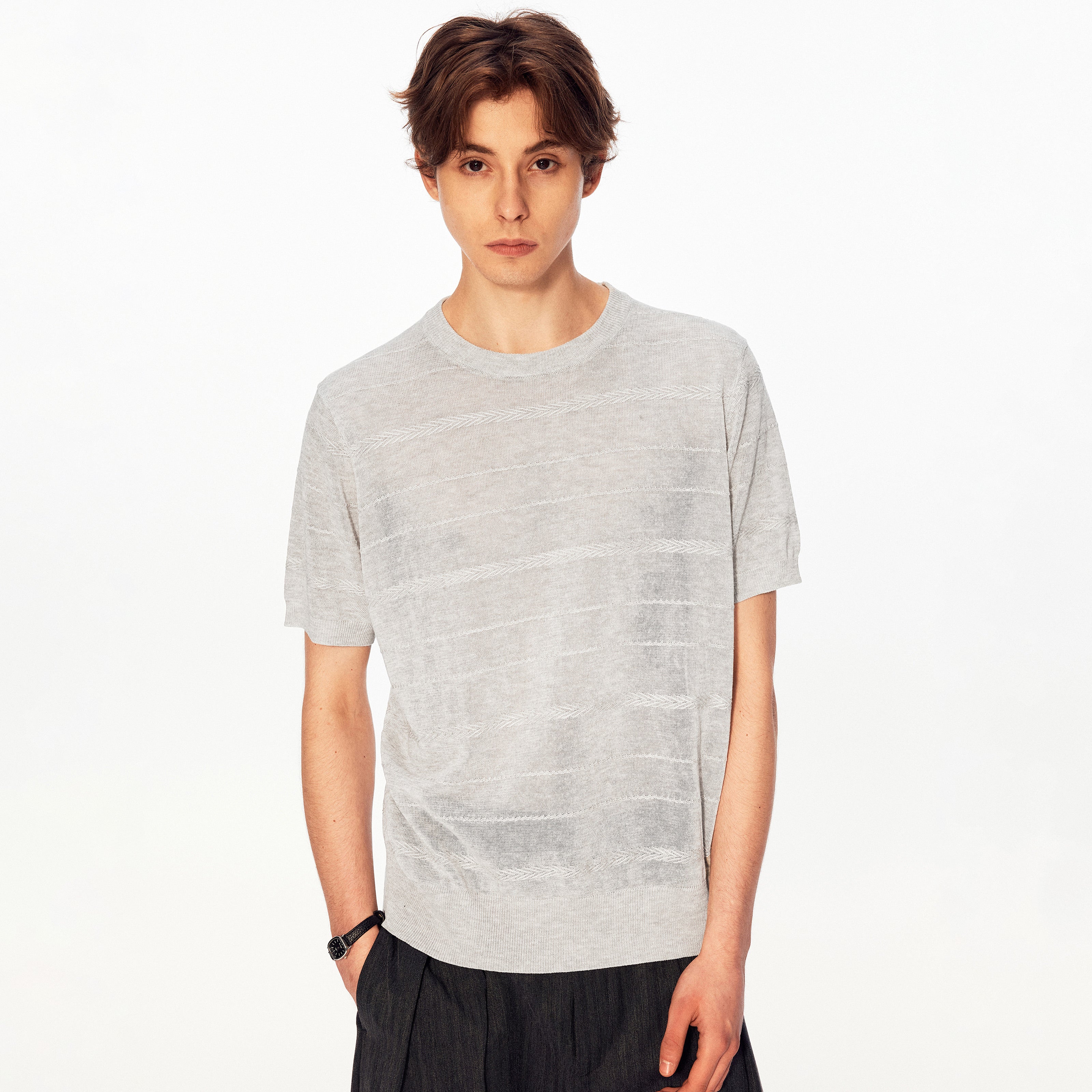 MADWITCH HERITAGE TEXTURED LINEN TEE #UTU059