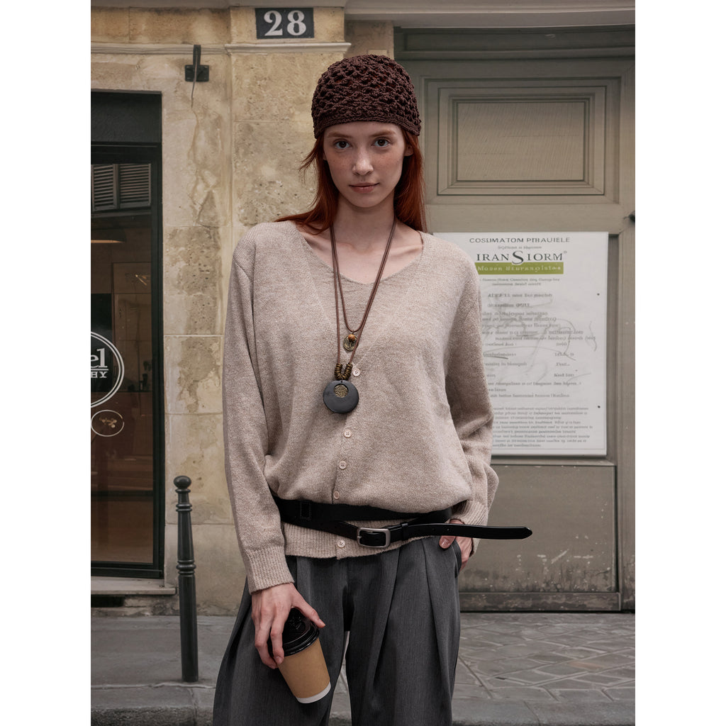 MADWITCH V-NECK KNIT SWEATER #51162