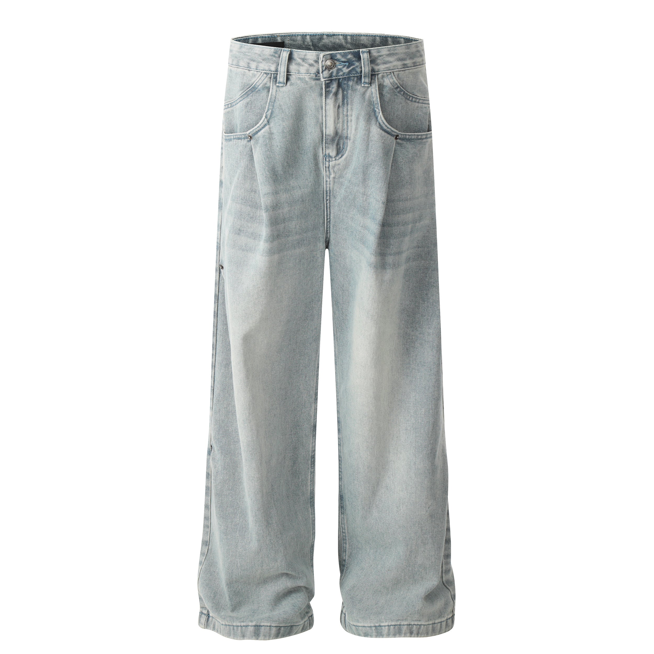 MADWITCH CREASE BLUE JEANS #D1657
