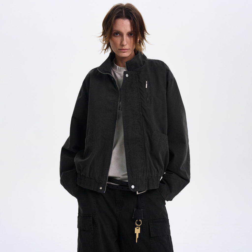 MADWITCH CROPPED BOMBER JACKET #171-1