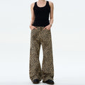 MADWITCH LEOPARD PRINT BOOTCUT CASUAL PANTS #WHOA097