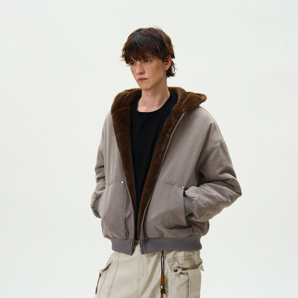 MADWITCH VINTAGE FLEECE LINED JACKET #SD06