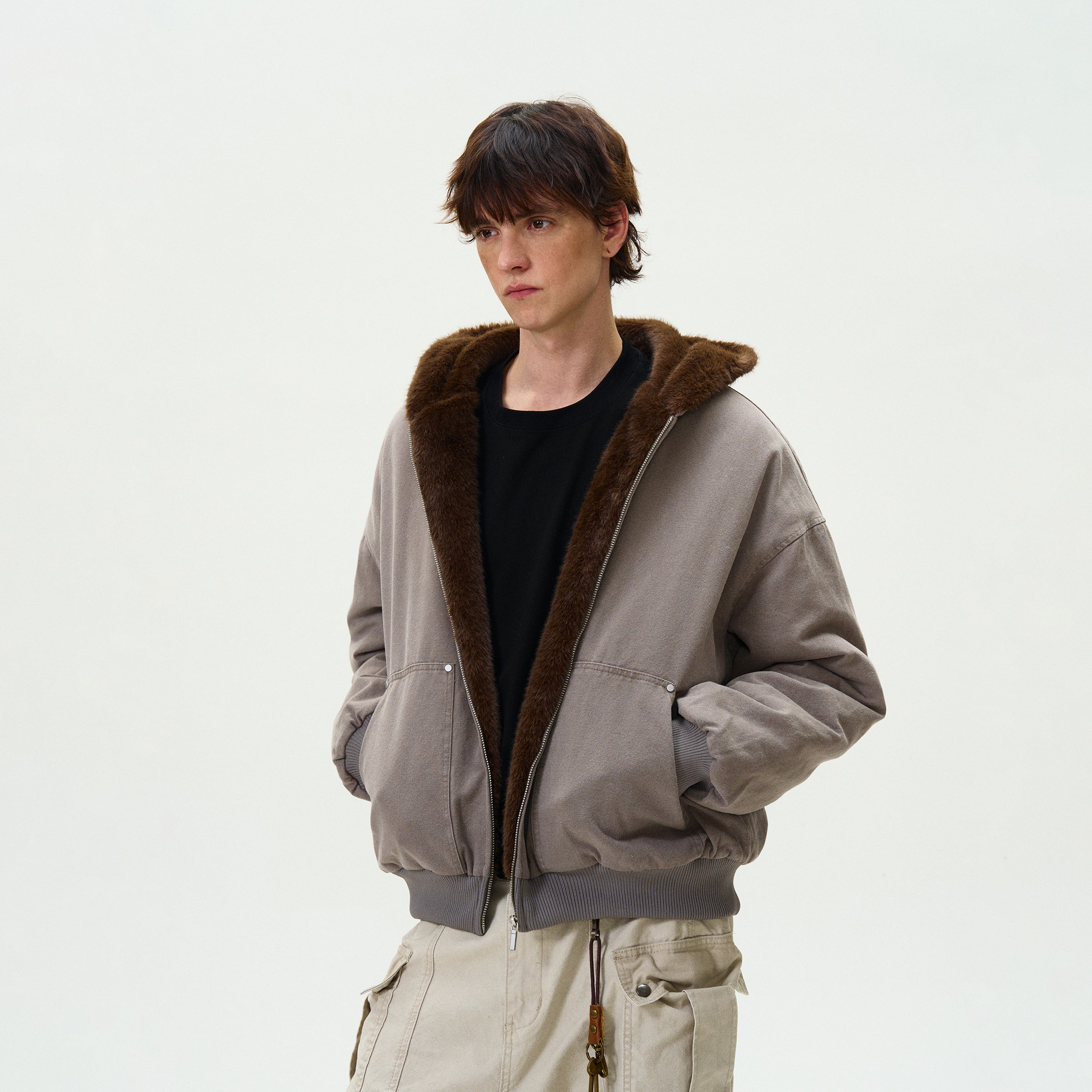 MADWITCH VINTAGE FLEECE LINED JACKET #SD06