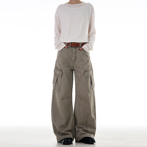 MADWITCH BAGGY VINTAGE CARGO PANTS #A605