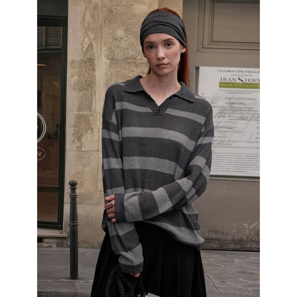 MADWITCH CONTRAST STRIPE LONG SLEEVE #68888