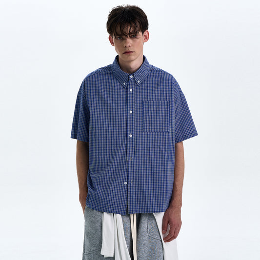 MADWITCH PREPPY PLAID SHIRT #CR216