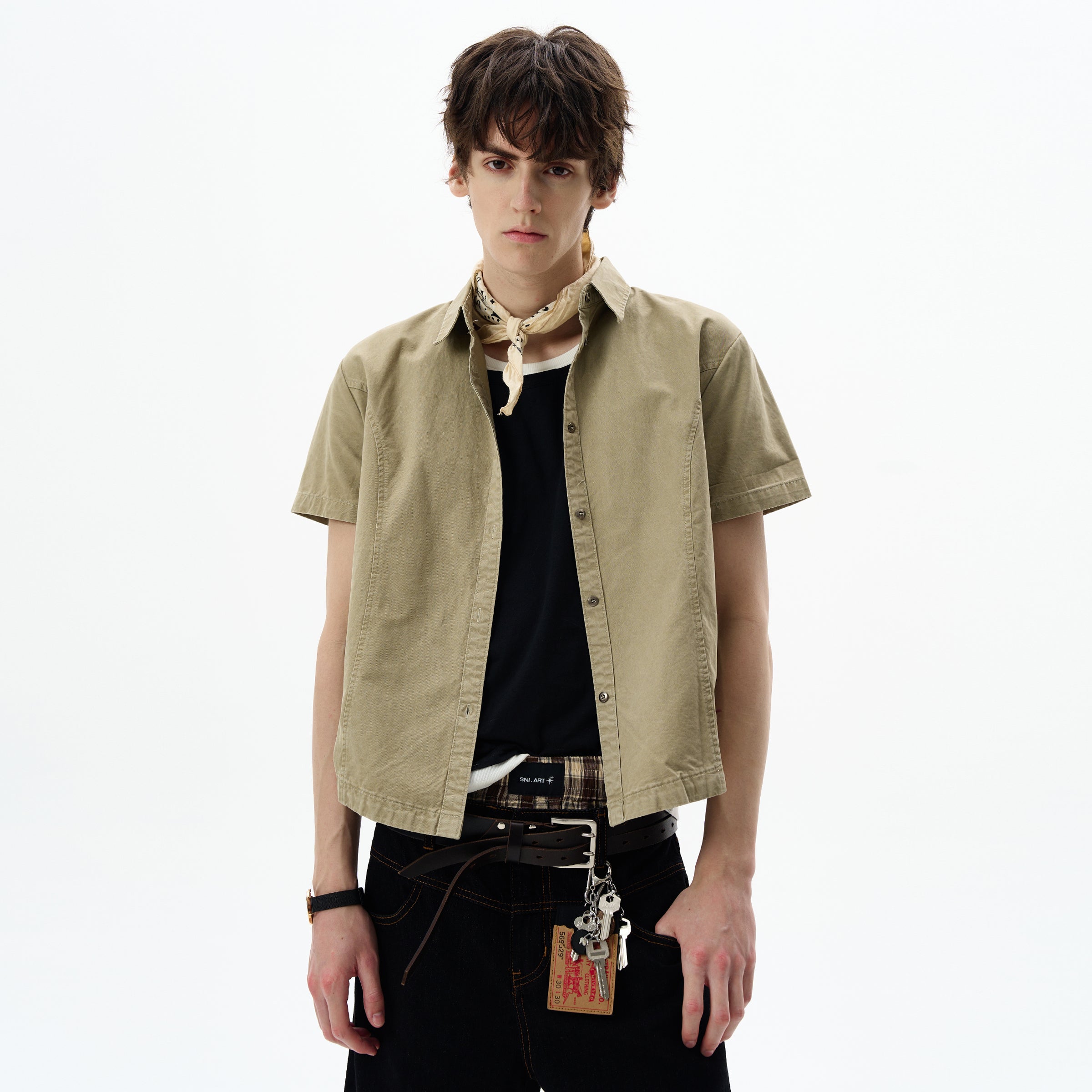 MADWITCH SHORT SLEEVE WORK SHIRT #CW1198N