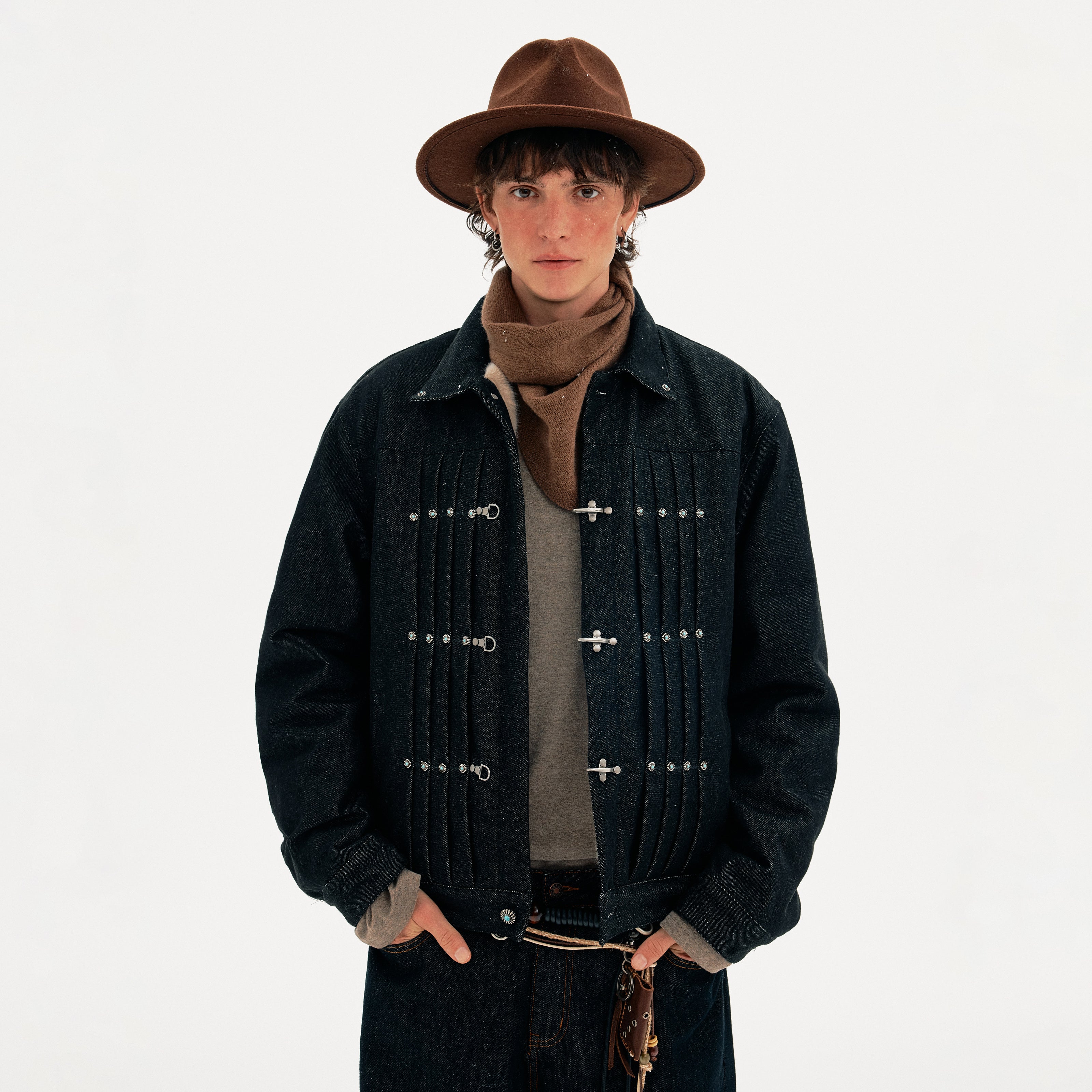 MADWITCH PLEAT CLASP DENIM #AW25160