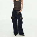 MADWITCH ZIP FLARE CARGO PANTS #CK6997