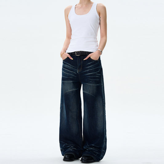 MADWITCH RUCHED HIGH-STREET JEANS #25176