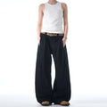 MADWITCH DOUBLE-PLEAT CASUAL JEANS #G6652