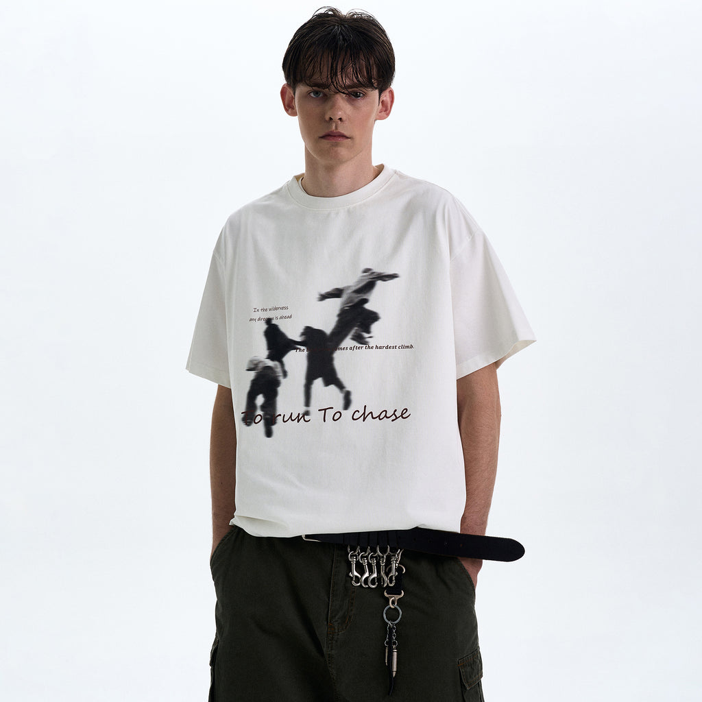 MADWITCH STREET STYLE PRINT TEE #RT196
