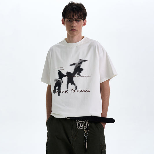 MADWITCH STREET STYLE PRINT TEE #RT196