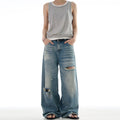 MADWITCH HIGH STREET VIBE DISTRESSED DENIM JEANS #K9559