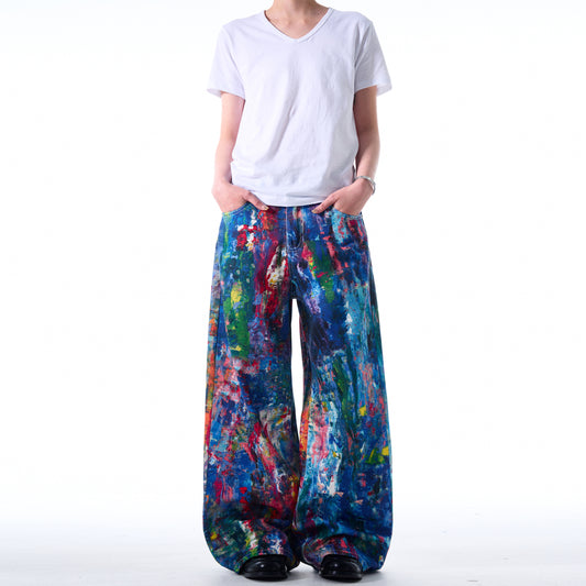 MADWITCH PAINT SPLATTER JEANS #DR6101