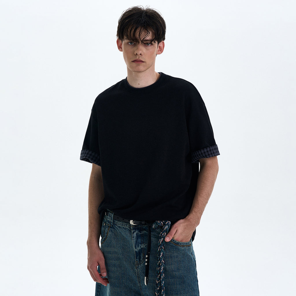 MADWITCH VINTAGE ROLLED HEM TEE #C1785C25