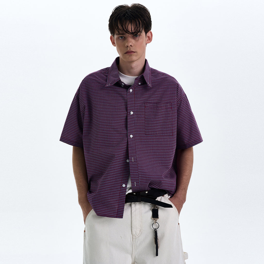 MADWITCH VINTAGE PLAID SHIRT #CR223