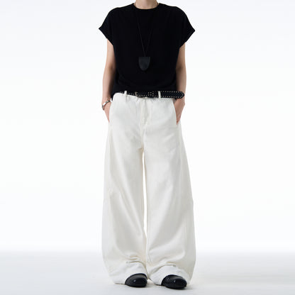MADWITCH DISTRESSED WIDE LEG PANTS #CK3539