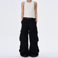 MADWITCH BAGGY WIDE-LEG WORK PANTS #C5604
