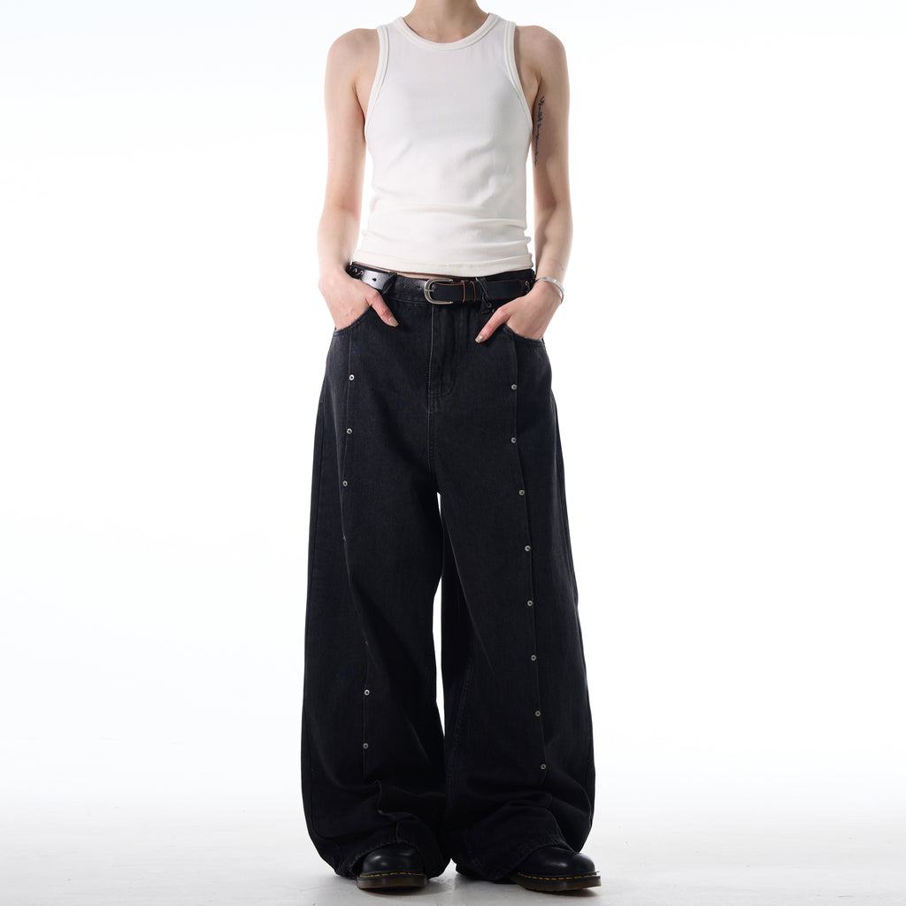 MADWITCH STUDDED HIGH-STREET JEANS #CK9516