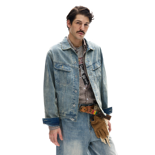 MADWITCH SLUB UTILITY DENIM #DY994