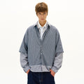 MADWITCH DECONSTRUCTED PANELED SHIRT #RC013