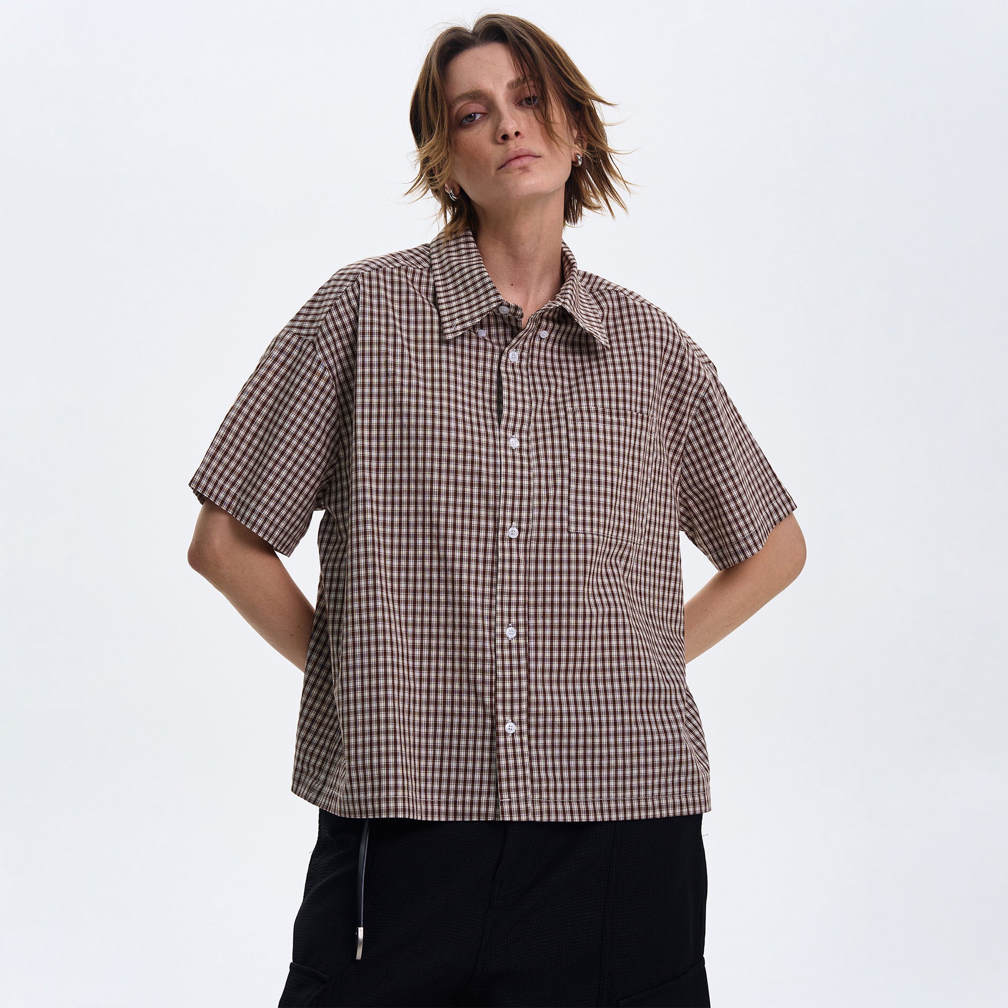 MADWITCH OLD MONEY STYLE SHORT-SLEEVE SHIRT #CR215