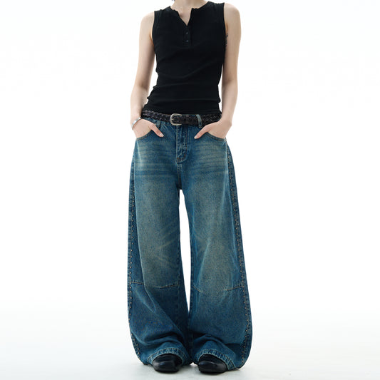 MADWITCH DECONSTRUCTED BAGGY JEANS #G6845