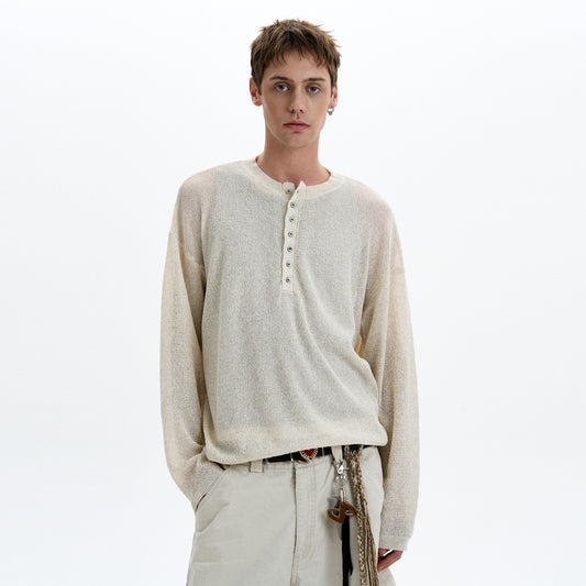 MADWITCH VINTAGE MESH KNIT LONG SLEEVE #68803
