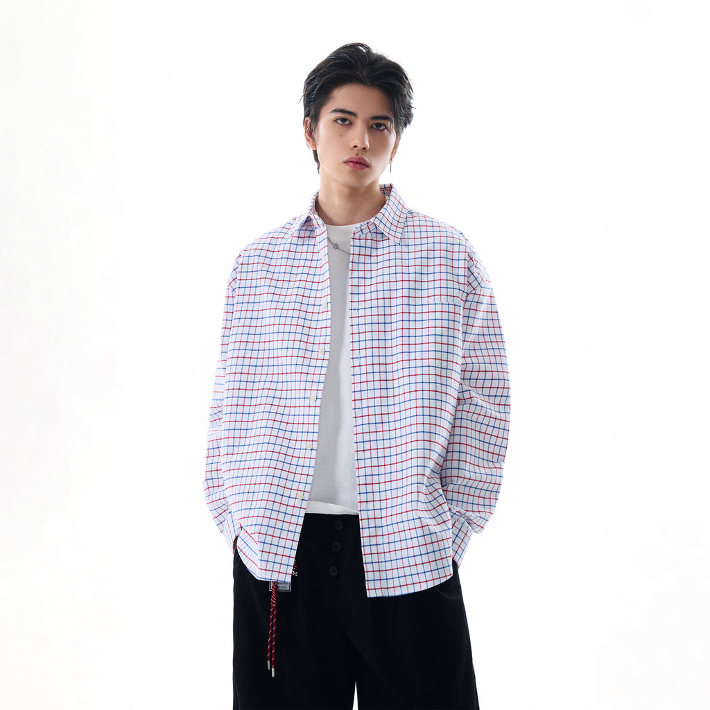 MADWITCH VINTAGE PLAID SHIRT #L612