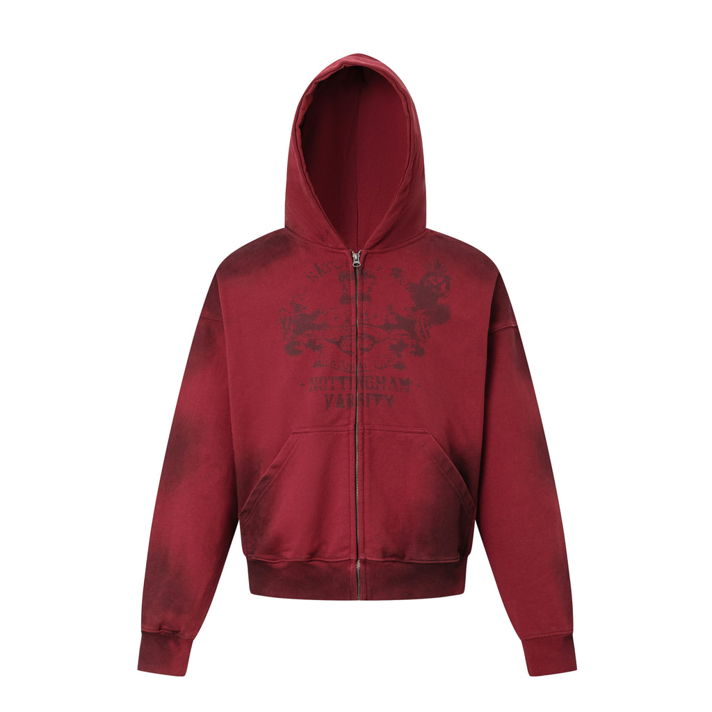 MADWITCH GRUNGE ZIP HOOD #27413