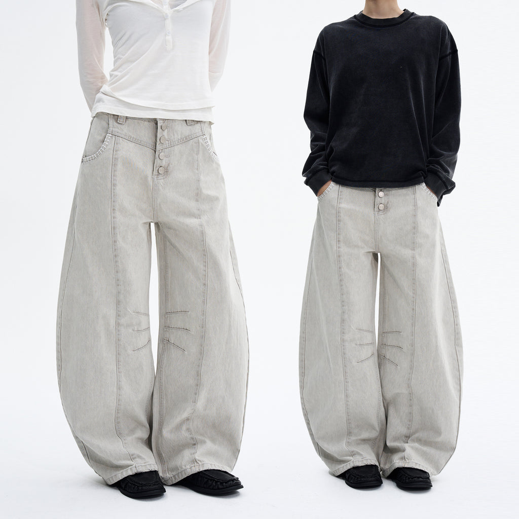 MADWITCH SNAP SLUNG TROUSERS #Z043